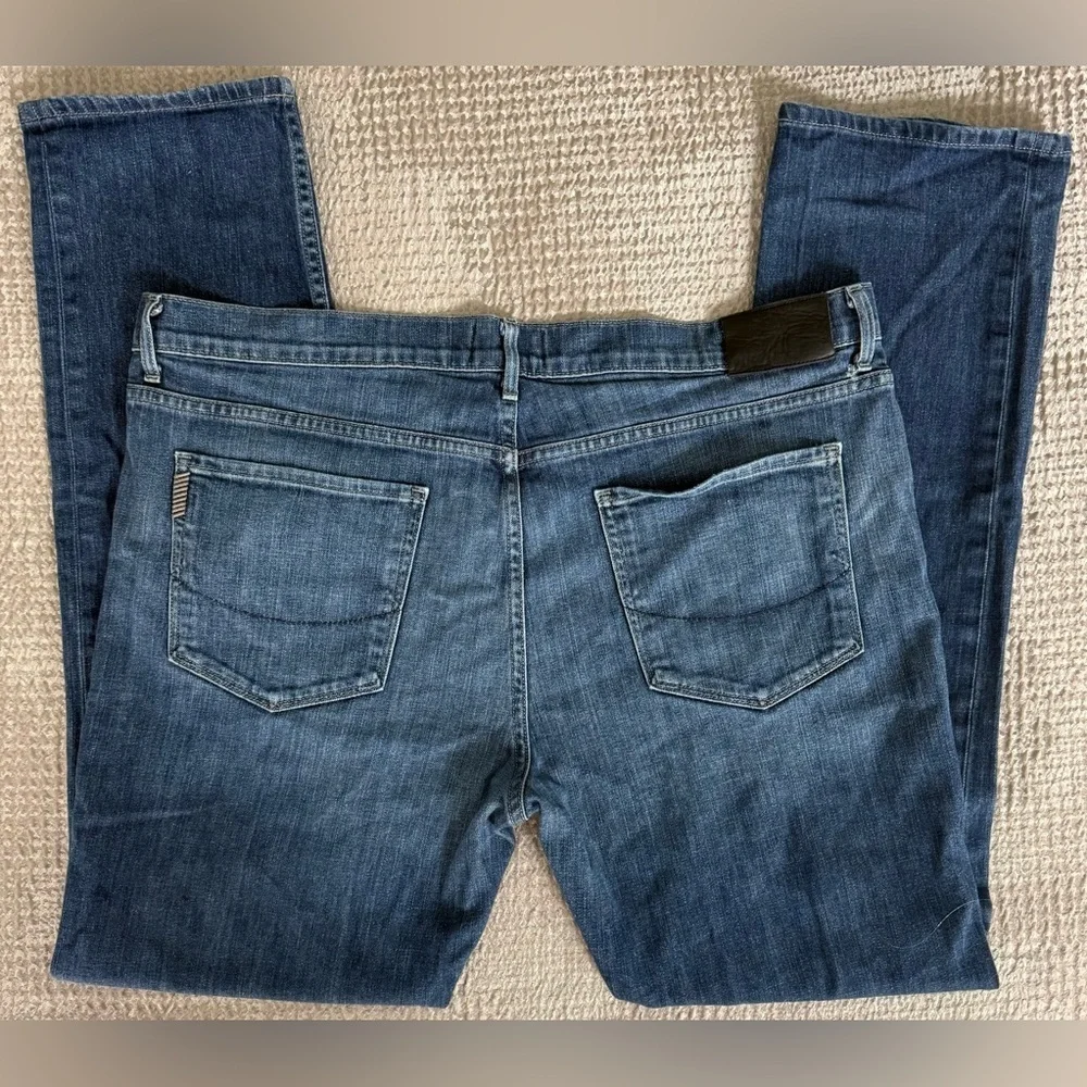 PAIGE Federal Slim Fit Jeans 👖 Men’s 40x31 Blue Stretch Denim Made in USA 🇺🇸